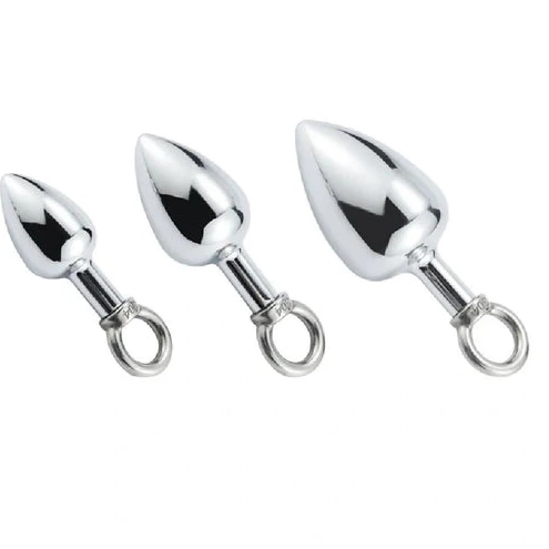 Anal Hooks 4663 Steel Ring with Hook Cock Anal DiscreetChoice Set Stainless 1010
